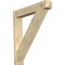 Ekena Millwork Traditional Craftsman Rough Sawn Outlooker, Douglas Fir, 8"W x 46"D x 46"H OUT08X46X46TRA04RDF - alternate 1